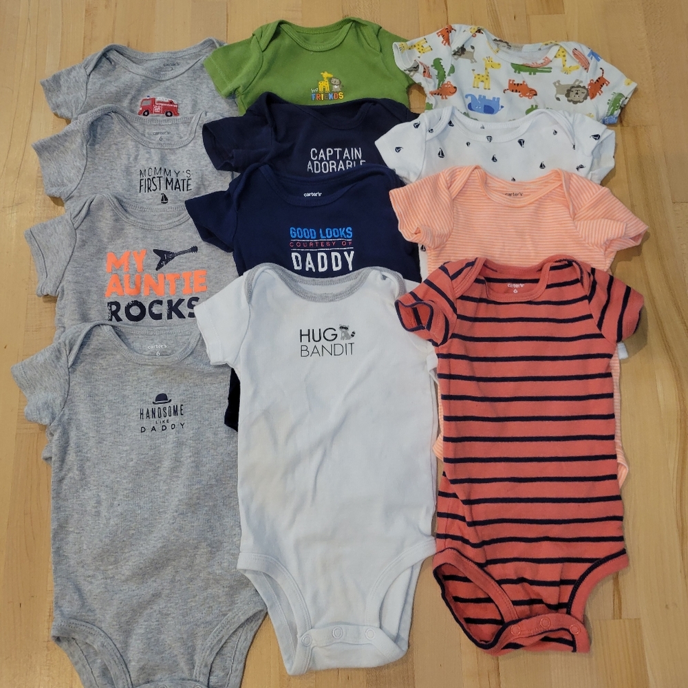 Set of 12 - Baby Boy Bodysuit/Onesies